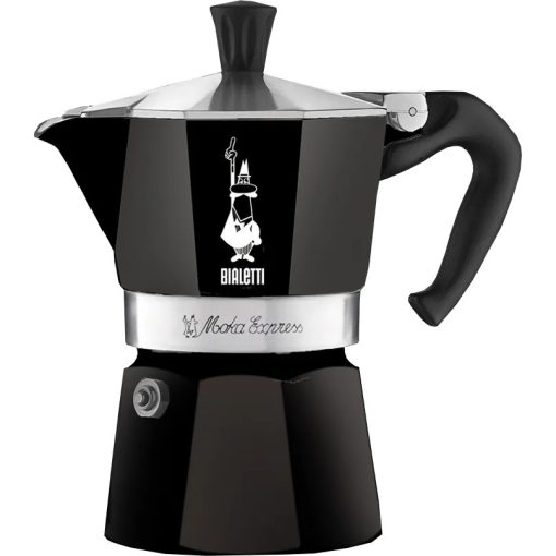 Bialetti - Moka Express Black kotyogós kávéfőző - 3 adagos