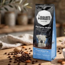 Bialetti - Perfetto Moka Mandula ízű Őrölt kávé 250g 