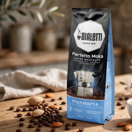 Bialetti - Perfetto Moka Mandula ízű Őrölt kávé 250g 