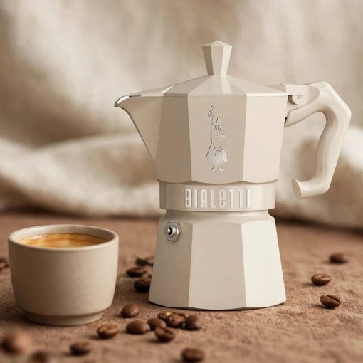 Bialetti - Moka Exclusive Cream kotyógós kávéfőző - 3 adagos