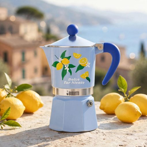 Bialetti - Fruit Rainbow Lemon kotyogós kávéfőző - 3 adagos