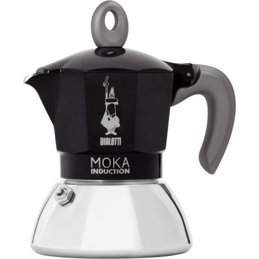 Bialetti Moka Induction Black kotyogós kávéfőző - 2 adagos