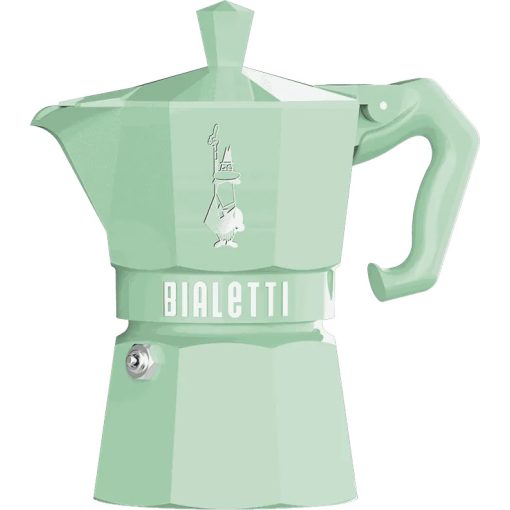 Bialetti - Moka Exclusive Green kotyógós kávéfőző - 3 adagos