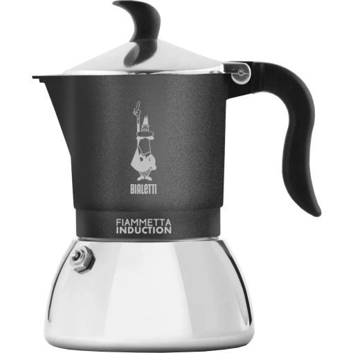 Bialetti - Fiammetta Antracit Indukciós kotyogós kávéfőző - 4 adagos