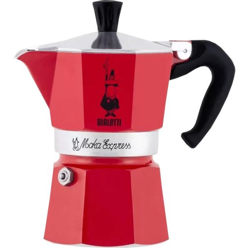 Bialetti - Moka Express Red kotyogós kávéfőző - 1 adagos