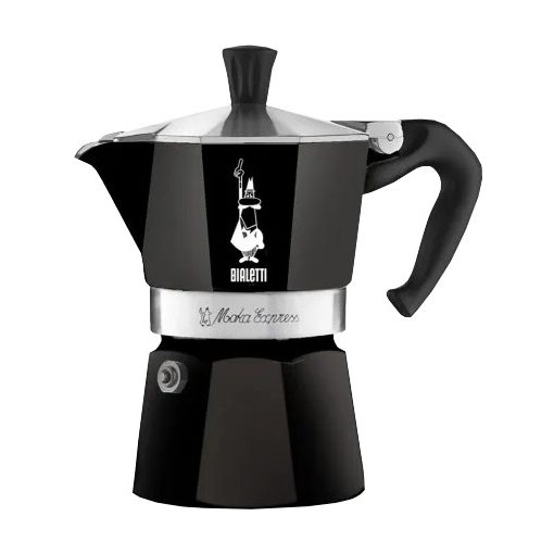 Bialetti - Moka Express Black kotyogós kávéfőző - 1 adagos