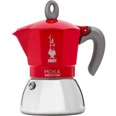   Bialetti Moka Induction Red kotyogós kávéfőző - 6 adagos