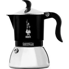   Bialetti - Fiammetta Black Indukciós kotyogós kávéfőző - 4 adagos