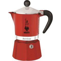 Bialetti Rainbow Red kotyogós kávéfőző - 3 adagos