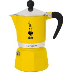 Bialetti Rainbow Yellow kotyogós kávéfőző - 1 adagos