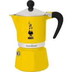 Bialetti Rainbow Yellow kotyogós kávéfőző - 3 adagos