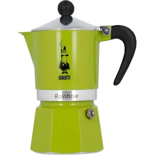 Bialetti Rainbow Green kotyogós kávéfőző - 3 adagos