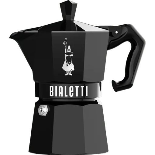Bialetti - Moka Exclusive Black kotyógós kávéfőző - 3 adagos