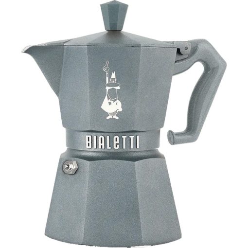 Bialetti - Moka Exclusive Grey kotyógós kávéfőző - 3 adagos