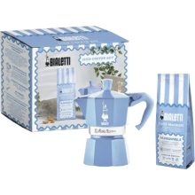 Bialetti Moka Express kotyogó 3 adag + Perfetto Moka Mandulás őrölt kávé 250g
