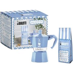   Bialetti Moka Express kotyogó 3 adag + Perfetto Moka Mandulás őrölt kávé 250g
