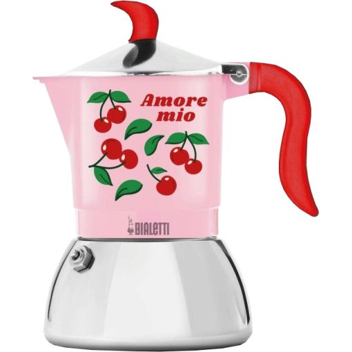 Bialetti Fruit Fiammetta Indukciós 4 adagos kotyogó - Cherry