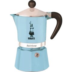 Bialetti Rainbow Blue kotyogós kávéfőző - 1 adagos