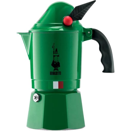 Bialetti Break Alpina Green kotyogós kávéfőző - 3 adagos