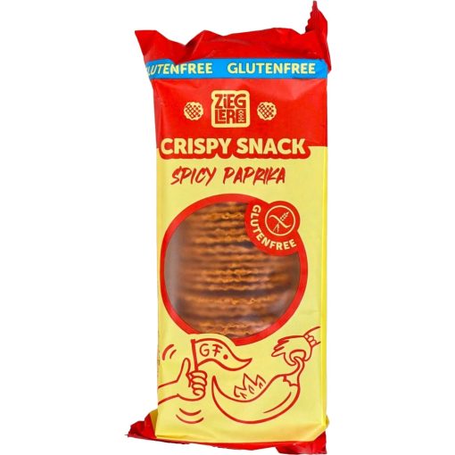 Ziegler Gluténmentes Spicy Paprika Sajtos tallér 60g
