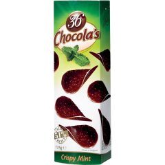 36 Chocola's Crispy Menta 125g 36 Chocola's Crispy Menta 125g