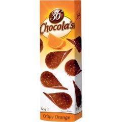 36 Chocola's Crispy Narancs 125g