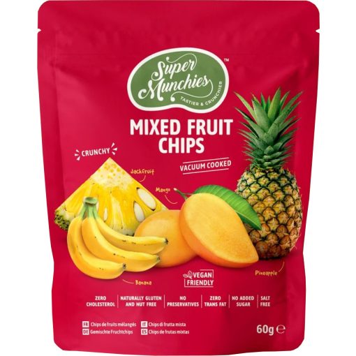 Super Munchies Liofilizált Gyümölcs Mix 60g
