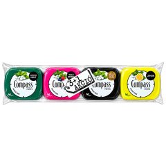   COMPASS Classic Mentolos cukorka 3+1 Akciós csomag (4x14g) 56g