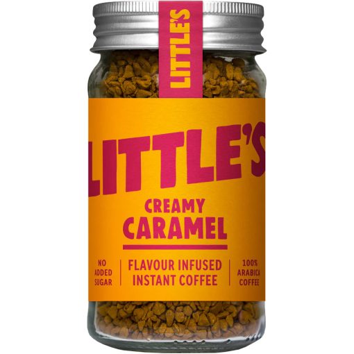 Little's Krémes Karamell ízesítésű Instant kávé 50g