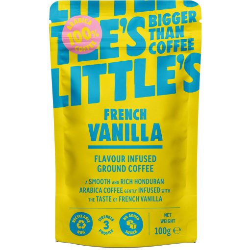 Little's Őrölt Francia Vanília ízesítésű kávé 100g