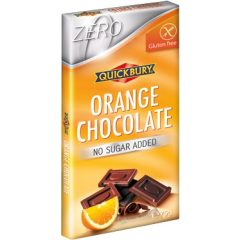 Quickbury NSA Narancsos Étcsokoládé tábla 75g Quickbury NSA Narancsos Étcsokoládé tábla 75g