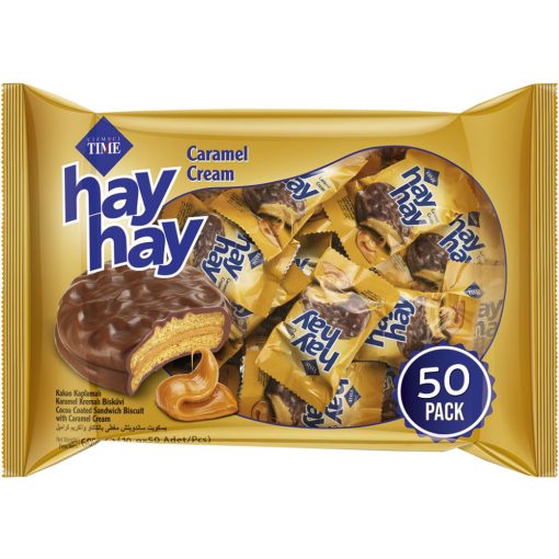 Cizmeci Hay Hay Karamellás keksz (50x10g) 500g