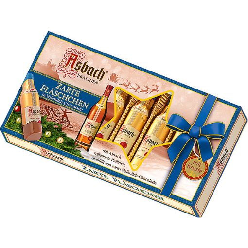 Asbach Karácsonyi Tejcsokoládé „üvegek” 100g