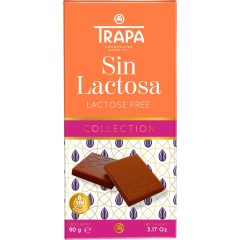 Trapa Collectoin Laktózmentes Tejcsokoládé tábla 90g