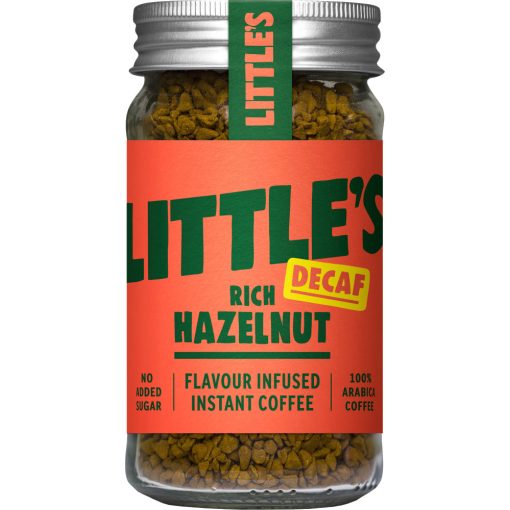 Little's Koffeinmentes Mogyoró ízesítésű Instant kávé 50g