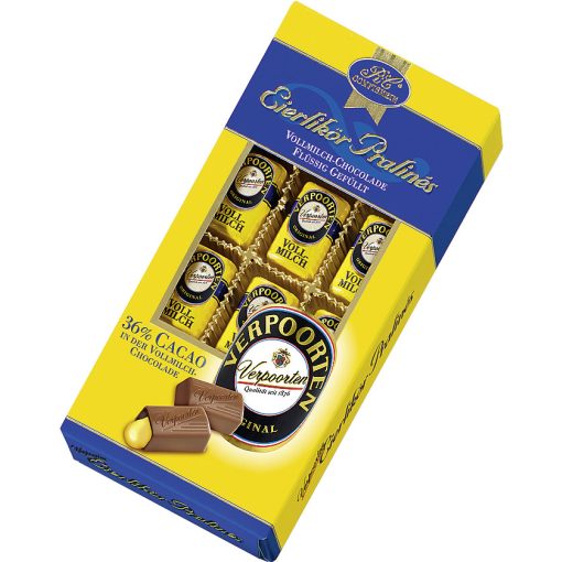 Verpoorten Tojáslikőrrel töltött Tejcsokoládé Praliné (12db) 120g